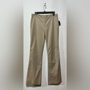 Tahari Terry Trouser Pant Boot Cut Womens In Sand Dune Size 8 Inseam‎ 33” NWT
